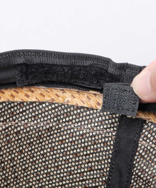 Basiquenti（ベーシックエンティ）の「麦わら風 ペーパー ポークパイハット（ハット・メンズ・ブラウン/ベージュ・FREE）」の11枚目の写真