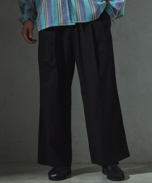 JOURNAL STANDARD relume(ジャーナルスタンダード レリューム)の「【ZOZO限定】OVER CHEF 綿麻 PANTS(その他パンツ・メンズ・ネイビー/ナチュラル/スモークピンク/ライトブルー/カーキ/ブラック・XS-Short/XS-Regular/XS-Long/S-Short/S-Regular/S-Long/M-Short/M-Regular/M-Long/L-Short/L-Regular/L-Long/XL-Short/XL-Regular/XL-Long)」の2枚目の写真