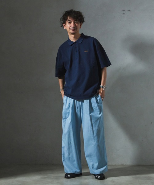 JOURNAL STANDARD relume(ジャーナルスタンダード レリューム)の「【ZOZO限定】OVER CHEF 綿麻 PANTS(その他パンツ・メンズ・ネイビー/ナチュラル/スモークピンク/ライトブルー/カーキ/ブラック・XS-Short/XS-Regular/XS-Long/S-Short/S-Regular/S-Long/M-Short/M-Regular/M-Long/L-Short/L-Regular/L-Long/XL-Short/XL-Regular/XL-Long)」の9枚目の写真