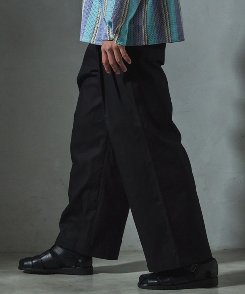 JOURNAL STANDARD relume(ジャーナルスタンダード レリューム)の「【ZOZO限定】OVER CHEF 綿麻 PANTS(その他パンツ・メンズ・ネイビー/ナチュラル/スモークピンク/ライトブルー/カーキ/ブラック・XS-Short/XS-Regular/XS-Long/S-Short/S-Regular/S-Long/M-Short/M-Regular/M-Long/L-Short/L-Regular/L-Long/XL-Short/XL-Regular/XL-Long)」の15枚目の写真