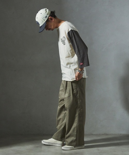 JOURNAL STANDARD relume(ジャーナルスタンダード レリューム)の「【ZOZO限定】OVER CHEF 綿麻 PANTS(その他パンツ・メンズ・ネイビー/ナチュラル/スモークピンク/ライトブルー/カーキ/ブラック・XS-Short/XS-Regular/XS-Long/S-Short/S-Regular/S-Long/M-Short/M-Regular/M-Long/L-Short/L-Regular/L-Long/XL-Short/XL-Regular/XL-Long)」の17枚目の写真