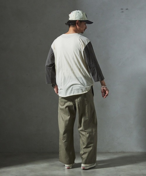 JOURNAL STANDARD relume(ジャーナルスタンダード レリューム)の「【ZOZO限定】OVER CHEF 綿麻 PANTS(その他パンツ・メンズ・ネイビー/ナチュラル/スモークピンク/ライトブルー/カーキ/ブラック・XS-Short/XS-Regular/XS-Long/S-Short/S-Regular/S-Long/M-Short/M-Regular/M-Long/L-Short/L-Regular/L-Long/XL-Short/XL-Regular/XL-Long)」の18枚目の写真