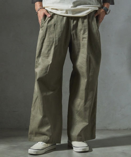 JOURNAL STANDARD relume(ジャーナルスタンダード レリューム)の「【ZOZO限定】OVER CHEF 綿麻 PANTS(その他パンツ・メンズ・ネイビー/ナチュラル/スモークピンク/ライトブルー/カーキ/ブラック・XS-Short/XS-Regular/XS-Long/S-Short/S-Regular/S-Long/M-Short/M-Regular/M-Long/L-Short/L-Regular/L-Long/XL-Short/XL-Regular/XL-Long)」の19枚目の写真