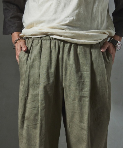 JOURNAL STANDARD relume(ジャーナルスタンダード レリューム)の「【ZOZO限定】OVER CHEF 綿麻 PANTS(その他パンツ・メンズ・ネイビー/ナチュラル/スモークピンク/ライトブルー/カーキ/ブラック・XS-Short/XS-Regular/XS-Long/S-Short/S-Regular/S-Long/M-Short/M-Regular/M-Long/L-Short/L-Regular/L-Long/XL-Short/XL-Regular/XL-Long)」の22枚目の写真