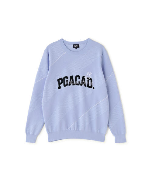 PEARLY GATES - PEARLY GATES パーリーゲイツ2（L)クルーネックニット新品送料込み！ ストライプ クルーネックニットプルオーバー | PEARLY GATES