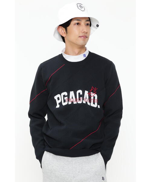 PEARLY GATES - PEARLY GATES パーリーゲイツ2（L)クルーネックニット新品送料込み！ ストライプ クルーネックニットプルオーバー | PEARLY GATES
