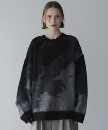 remer([)loose shadow abstract gradation knit / [YVhEAuXgNgOf[Vjbg(jbg/Z[^[)