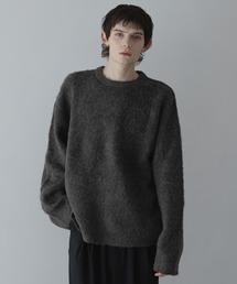 loose shadow gradation & melange knit / ルーズシャドウグラデーションメランジニット