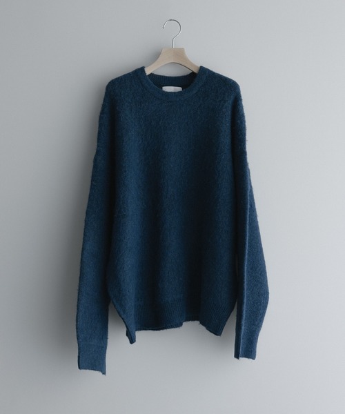 loose shadow gradation & melange knit / ルーズシャドウ 
