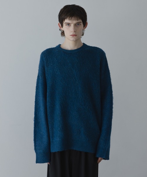 loose shadow gradation & melange knit / ルーズシャドウ 