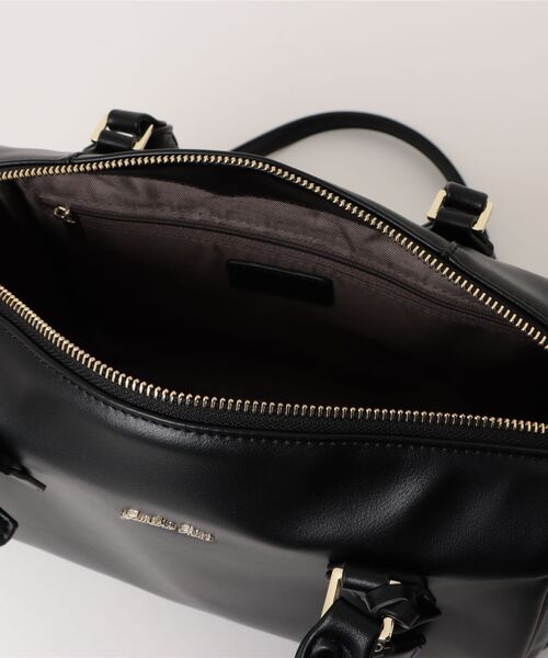 Jewelna Rose(ジュエルナローズ)の「ホリー・ボストンバッグ M 16194(ボストンバッグ・レディース・オフホワイト/ブルー/ブラック・FREE)」の4枚目の写真