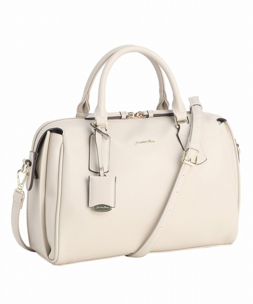 Jewelna Rose(ジュエルナローズ)の「ホリー・ボストンバッグ M 16194(ボストンバッグ・レディース・オフホワイト/ブルー/ブラック・FREE)」の22枚目の写真