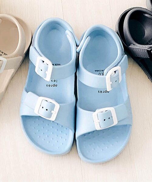 apres les cours(アプレレクール)の「EVAサンダル(サンダル・キッズ・ピンク/ベージュ/チャコール/アイボリー/サックスブルー・13/14/15 /16/17/18/19/20/21)」の4枚目の写真