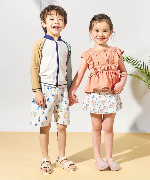 apres les cours(アプレレクール)の「EVAサンダル(サンダル・キッズ・ピンク/ベージュ/チャコール/アイボリー/サックスブルー・13/14/15 /16/17/18/19/20/21)」の8枚目の写真