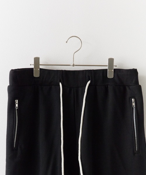 ROOPTOKYO（ループトウキョウ）の「Cut-off Design Sarouel Pants / サニエル風スウェットパンツ（スウェットパンツ・メンズ・グレー/ブラック・M/L/XL）」の4枚目の写真