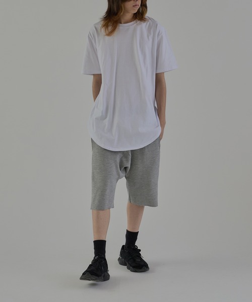 ROOPTOKYO（ループトウキョウ）の「Cut-off Design Sarouel Pants / サニエル風スウェットパンツ（スウェットパンツ・メンズ・グレー/ブラック・M/L/XL）」の3枚目の写真