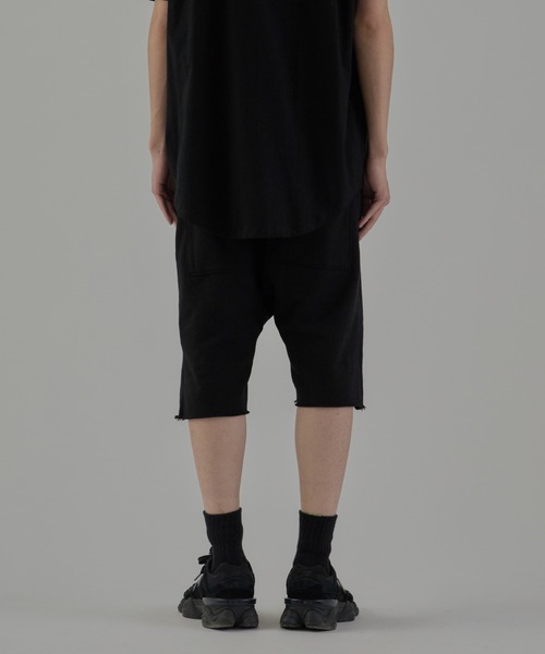 ROOPTOKYO（ループトウキョウ）の「Cut-off Design Sarouel Pants / サニエル風スウェットパンツ（スウェットパンツ・メンズ・グレー/ブラック・M/L/XL）」の12枚目の写真