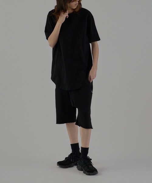 ROOPTOKYO（ループトウキョウ）の「Cut-off Design Sarouel Pants / サニエル風スウェットパンツ（スウェットパンツ・メンズ・グレー/ブラック・M/L/XL）」の18枚目の写真