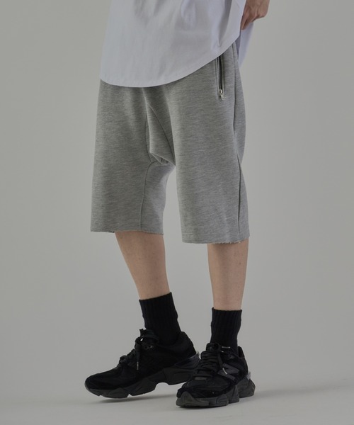 ROOPTOKYO（ループトウキョウ）の「Cut-off Design Sarouel Pants / サニエル風スウェットパンツ（スウェットパンツ・メンズ・グレー/ブラック・M/L/XL）」の22枚目の写真