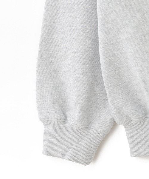 SAYHELLO(セイハロー)の「SAYHELLO Basic Logo Patch Crew 24AW-U03(スウェット・メンズ・ライトグレー/ブラック・M/L)」の4枚目の写真