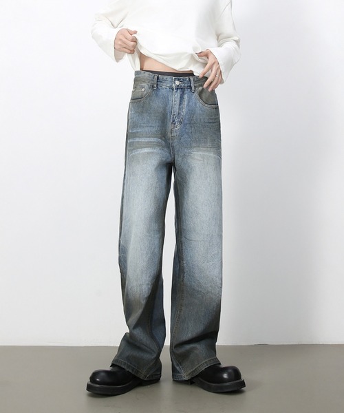 ISHIKAWA-LABOダークブルー デニムパンツ レギュラー 2041 D-Fayza Joggjeans® | ダークブルー