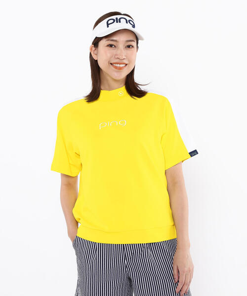 レビュー高評価商品 セール】【PING APPAREL】アセイヤーンダブルメッシュ半袖 レディースウェア