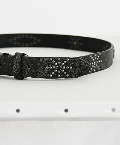 An+u(アンユー)の「スタッズベルト(ベルト・メンズ・B/A・FREE)」の4枚目の写真