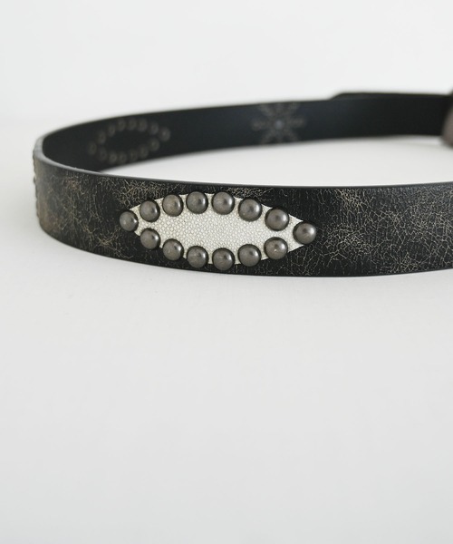 An+u(アンユー)の「スタッズベルト(ベルト・メンズ・B/A・FREE)」の10枚目の写真