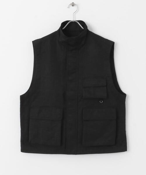 SENSE OF PLACE by URBAN RESEARCH（センスオブプレイスバイアーバンリサーチ）の「マルチポケットトラックベスト（その他アウター・メンズ・ブルー/ブラック・MEDIUM/LARGE）」の10枚目の写真