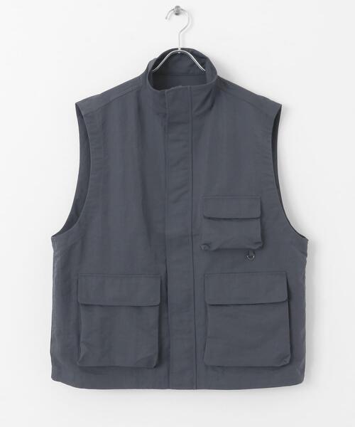 SENSE OF PLACE by URBAN RESEARCH（センスオブプレイスバイアーバンリサーチ）の「マルチポケットトラックベスト（その他アウター・メンズ・ブルー/ブラック・MEDIUM/LARGE）」の21枚目の写真