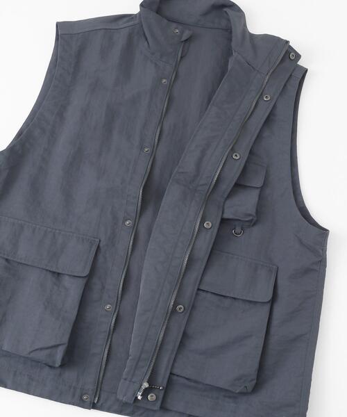 SENSE OF PLACE by URBAN RESEARCH（センスオブプレイスバイアーバンリサーチ）の「マルチポケットトラックベスト（その他アウター・メンズ・ブルー/ブラック・MEDIUM/LARGE）」の22枚目の写真