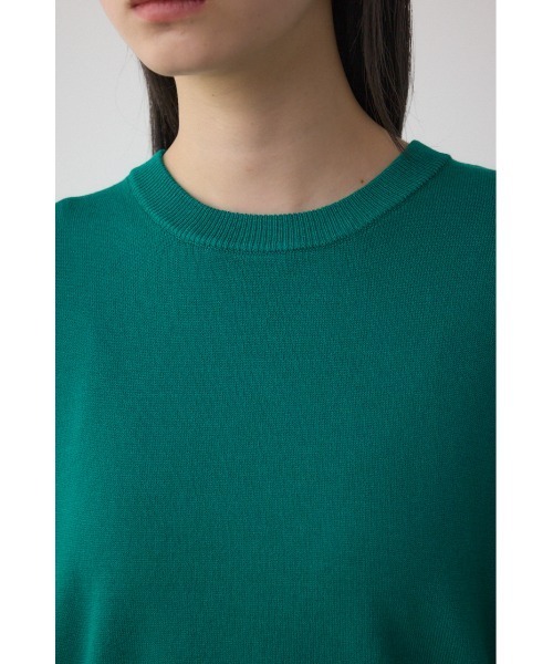 AZUL by moussy(アズールバイマウジー)の「クルーネックルーズニット(ニット/セーター・レディース・ブラック/ピンク系その他/アイボリー/グリーン・FREE)」の8枚目の写真