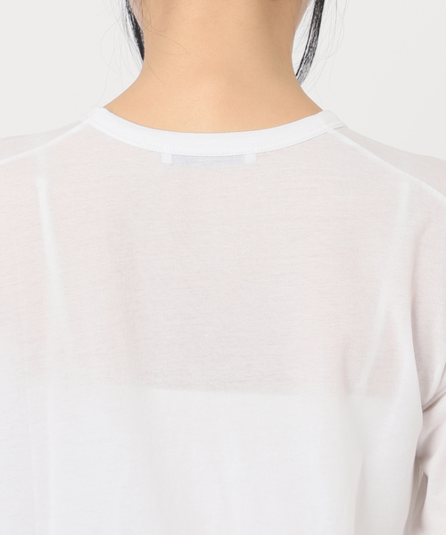 追加2》シアークルーネックロングTシャツ（Tシャツ/カットソー  