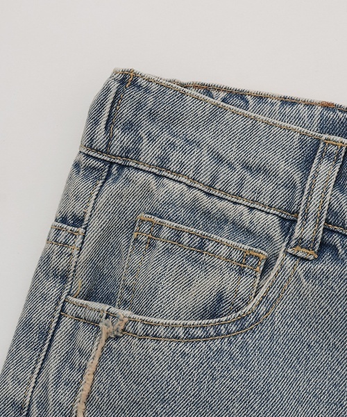 LOVETOXIC(ラブトキシック)の「フリンジデニムパンツ(デニムパンツ・キッズ・ブルー/ネイビー・S:140cm/L:160cm/M:150cm)」の13枚目の写真