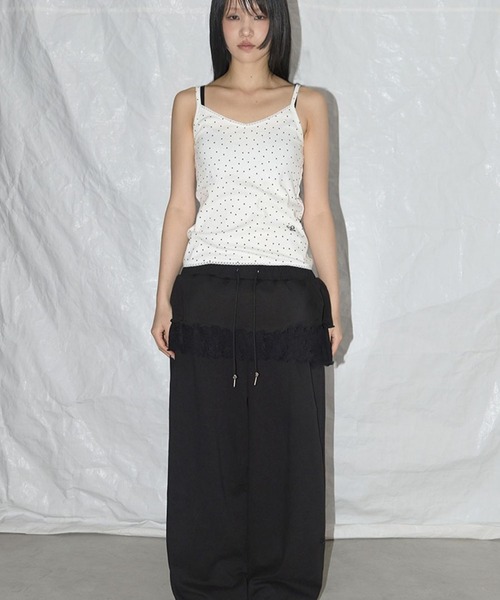 FANCY CLUB（ファンシークラブ）の「FANCY CLUB／レーススターキャミ（キャミソール・レディース・グレー/ホワイト・FREE）」の10枚目の写真