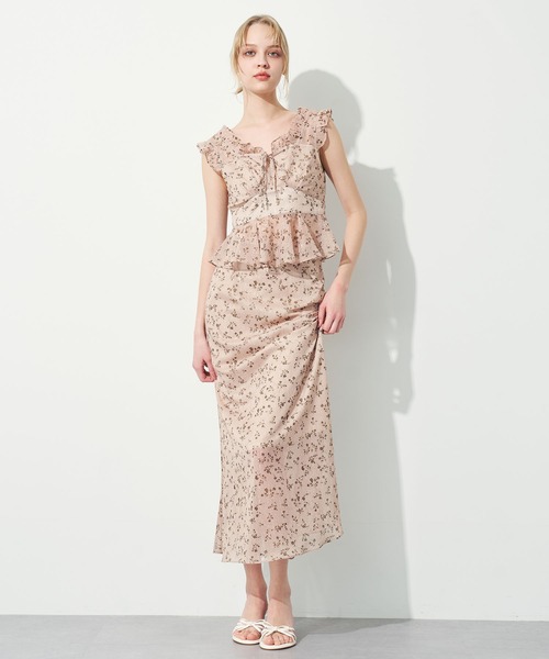 ブラウス シャツ ラメドットフルールブラウス レディース ラメドットフルールブラウス（シャツ/ブラウス）｜ME COUTURE