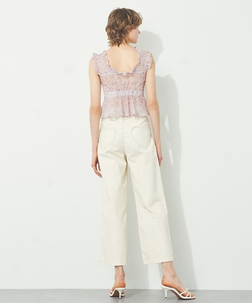 DEICY mecouture ラメフルールレーストップス 新品未使用 DEICY（デイシー）の「《WEB限定カラー”ピンク”》ラメフルール