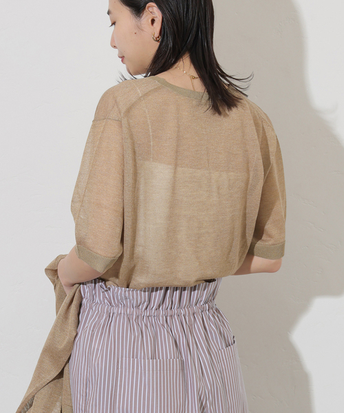 JOURNAL STANDARD(ジャーナルスタンダード)の「パーフェクトサマーUVハーフスリーブ(ニット/セーター・レディース・ピンク/ベージュ/ブラック・FREE)」の21枚目の写真