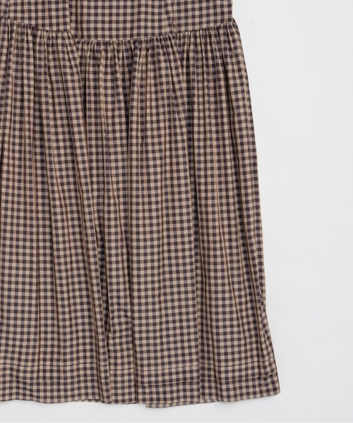 MAISON SPECIAL（メゾンスペシャル）の「Tiered Volume Camisole Dress/ティアードボリュームキャミワンピース（ワンピース・レディース・ブラック/ブラウン/グレー・38/36）」の19枚目の写真