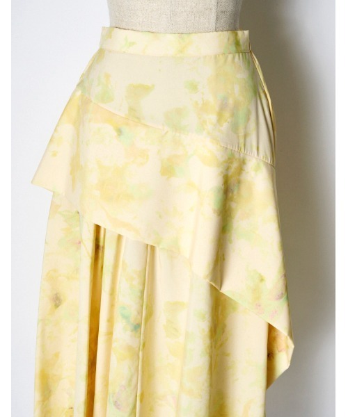 RUMCHE(ラムシェ)の「Crystal Flower Paint Skirt / クリスタルフラワーペイントスカート(スカート・レディース・ネイビー/イエロー・SMALL/MEDIUM)」の9枚目の写真