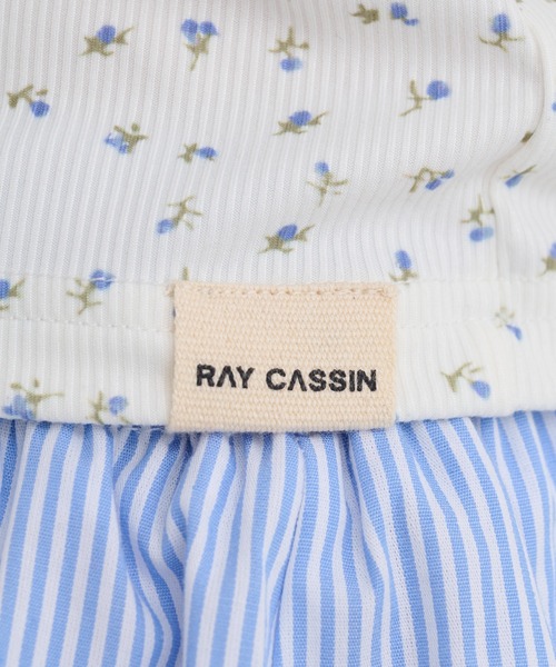 RAY CASSIN（レイカズン）の「パット付ヘンリーキャミ（キャミソール・レディース・ホワイト系その他2/ブルー系その他2/ホワイト/ネイビー・FREE）」の5枚目の写真