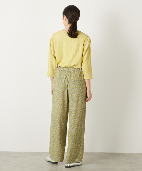 MELROSE claire(メルローズ クレール)の「【ペイズリープリントタックイージーパンツ】(その他パンツ・レディース・ブルー/ブラック/イエロー・FREE)」の11枚目の写真