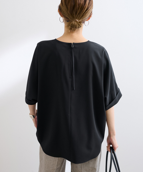 FRAMeWORK（フレームワーク）の「UVカットTee-ブラウス（シャツ/ブラウス・レディース・ブラック/チャコールグレー・FREE）」の19枚目の写真