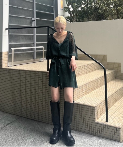 アメリ 2way ロンパース Ameri（アメリ）の「MEDI 2WAY FRILL ROMPERS（つなぎ