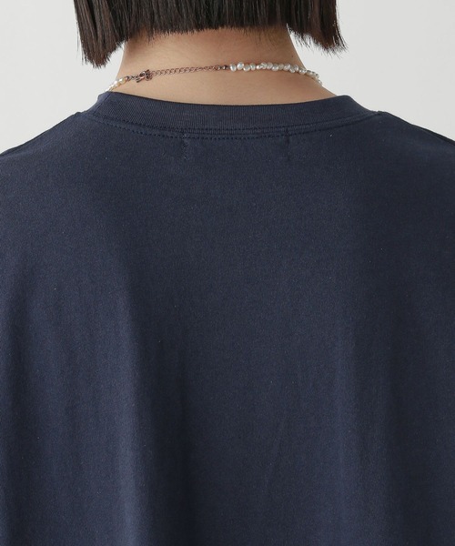 RAGEBLUE（レイジブルー）の「カレッジロゴ/アシメチュールドッキングワンピース（ワンピース・レディース・グレー/ネイビー系・FREE）」の20枚目の写真