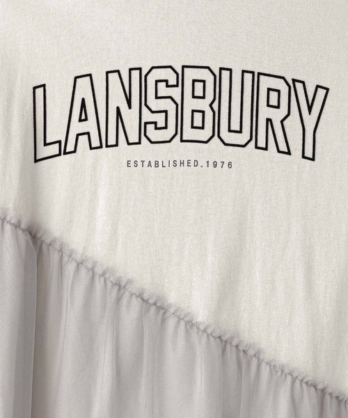 RAGEBLUE（レイジブルー）の「カレッジロゴ/アシメチュールドッキングワンピース（ワンピース・レディース・グレー/ネイビー系・FREE）」の21枚目の写真