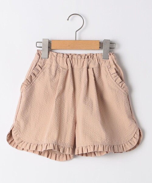SHIPS（シップス）の「SHIPS KIDS:140～150cm /〈吸水速乾〉フリル ショート パンツ（その他パンツ・キッズ・ベージュ/ピンクベージュ・140/150）」の2枚目の写真