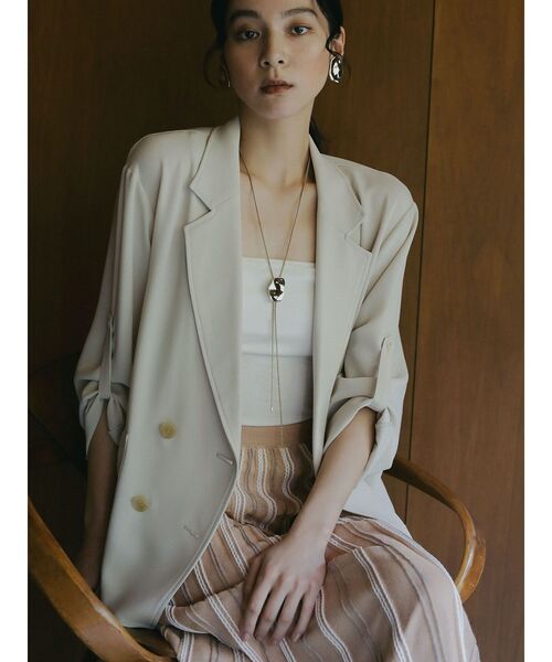 LAGUNAMOON（ラグナムーン）の「カップインベーシックベアトップ（チューブトップ・レディース・ホワイト/ブラック・FREE）」の16枚目の写真