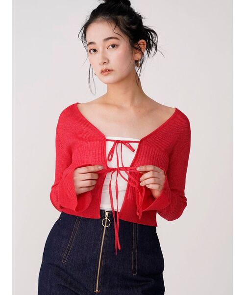 LAGUNAMOON（ラグナムーン）の「カップインベーシックベアトップ（チューブトップ・レディース・ホワイト/ブラック・FREE）」の21枚目の写真