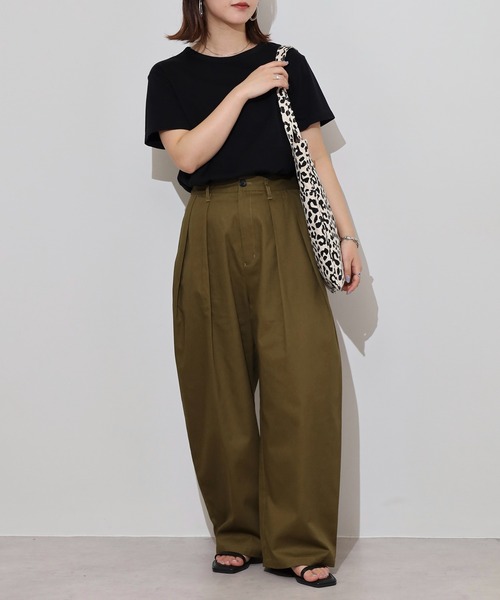 コウです。ワイドチノ2本プラス 試着フェス®】大人の「ワイドチノ